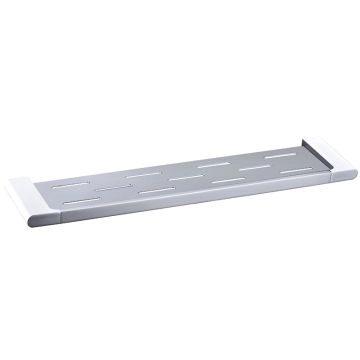 Cora Cosmetic Shelf Chrome & White 
