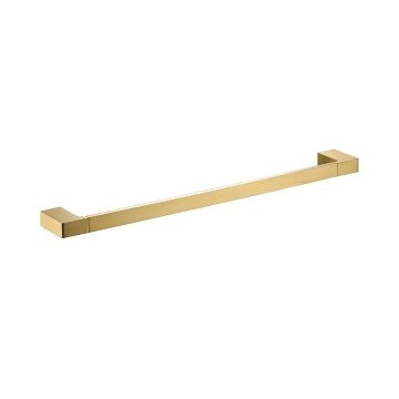 Ceram Single Towel Rail 800mm Brushed Gold 