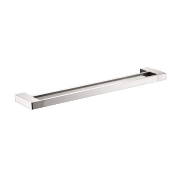 Ceram Double Towel Rail 800mm Brushed Nickel 