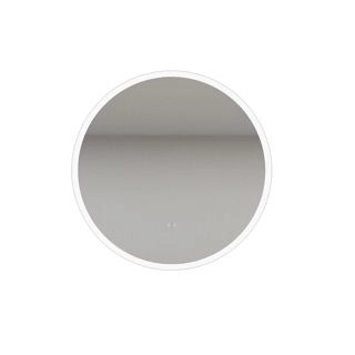 700mm Illuminated Round Bathroom LED Mirror With Touchless Switch 3 Color Lighting