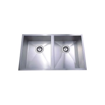 Rosa Double Bowl Above / Undermount Kitchen Sink 760 x 440mm
