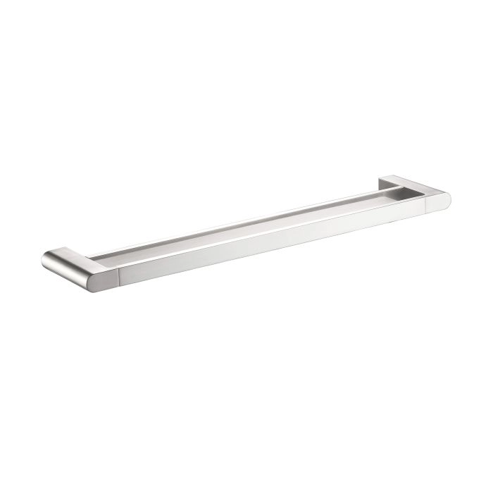 Flores Double Towel Rail 600mm Chrome