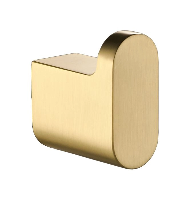 Flores Robe Hook Brushed Gold