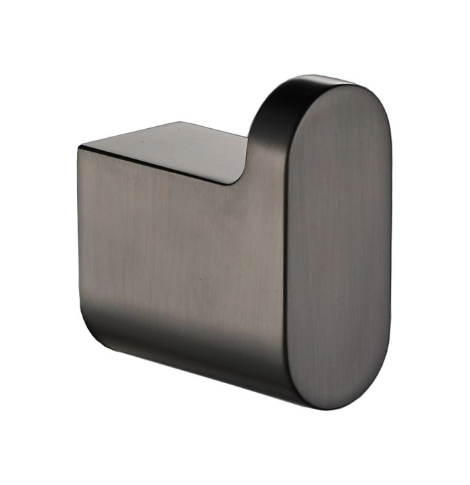 Flores Robe Hook Gun Metal