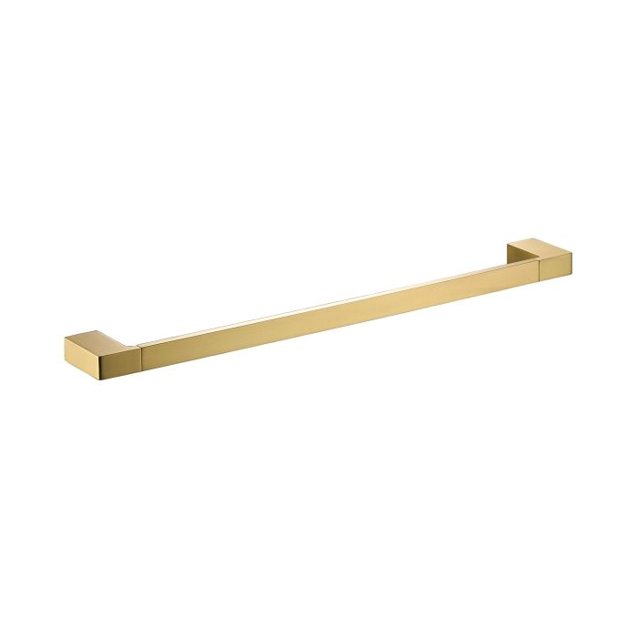 Ceram Single Towel Rail 800mm Brushed Gold 