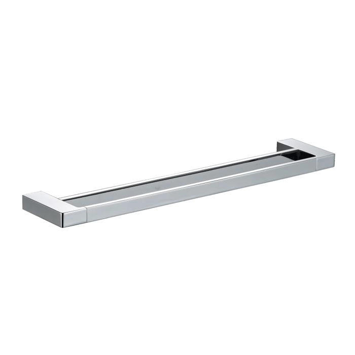 Ceram Double Towel Rail 800mm Chrome 