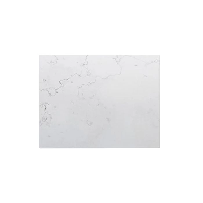 600x465x20mm Quartz Stone Top Gloss White Marble Look Caesarstone Benchtop