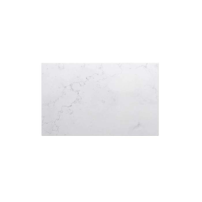 750x465x20mm Quartz Stone Top Gloss White Marble Look Caesarstone Benchtop