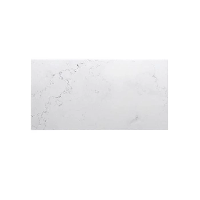 900x465x20mm Quartz Stone Top Gloss White Marble Look Caesarstone Benchtop