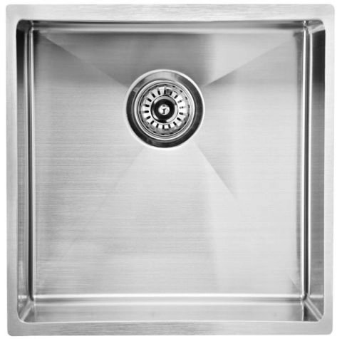 Eden Single Bowl Kitchen Sink Above / Undermount Sink 440 x 440mm